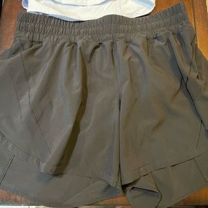 Black lululemon shorts size 12